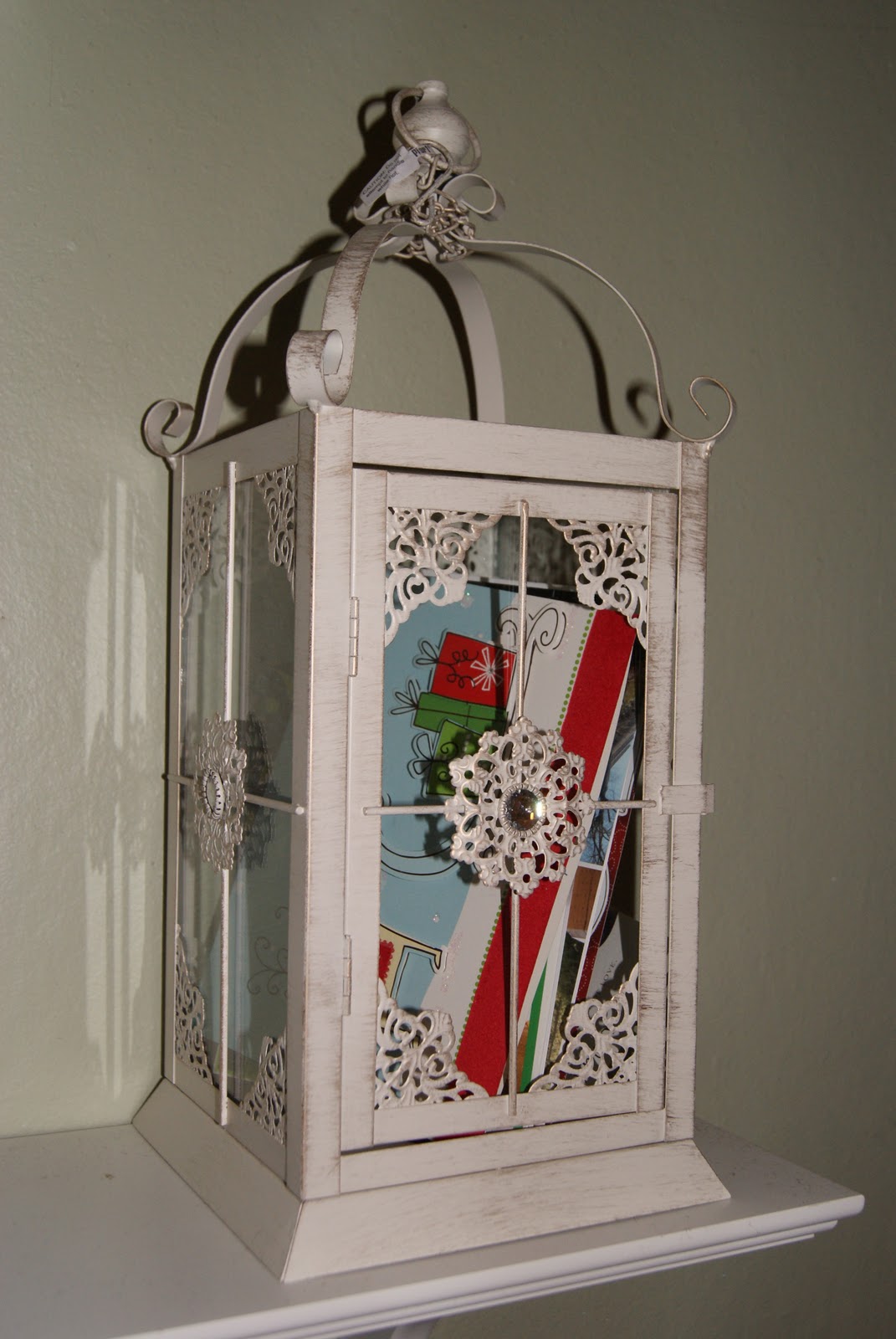 A Rustically Elegant Wedding The Lantern Card Holder