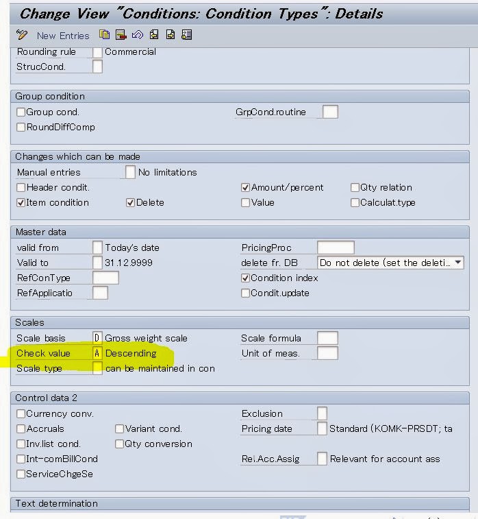 SAP SDで条件レコード、スケール率のチェックの話と、エラー(VK047)の解決策 私のSAP SDの勉強覚え書き
