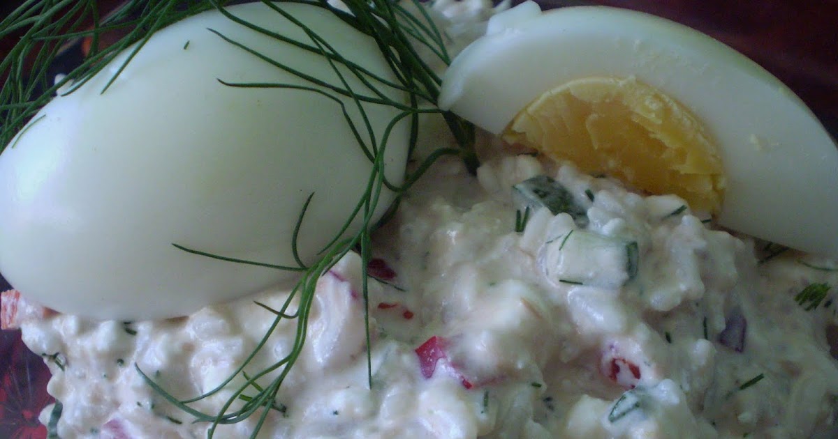 My Delicious Secrets Rice salad with tuna and cottage cheese