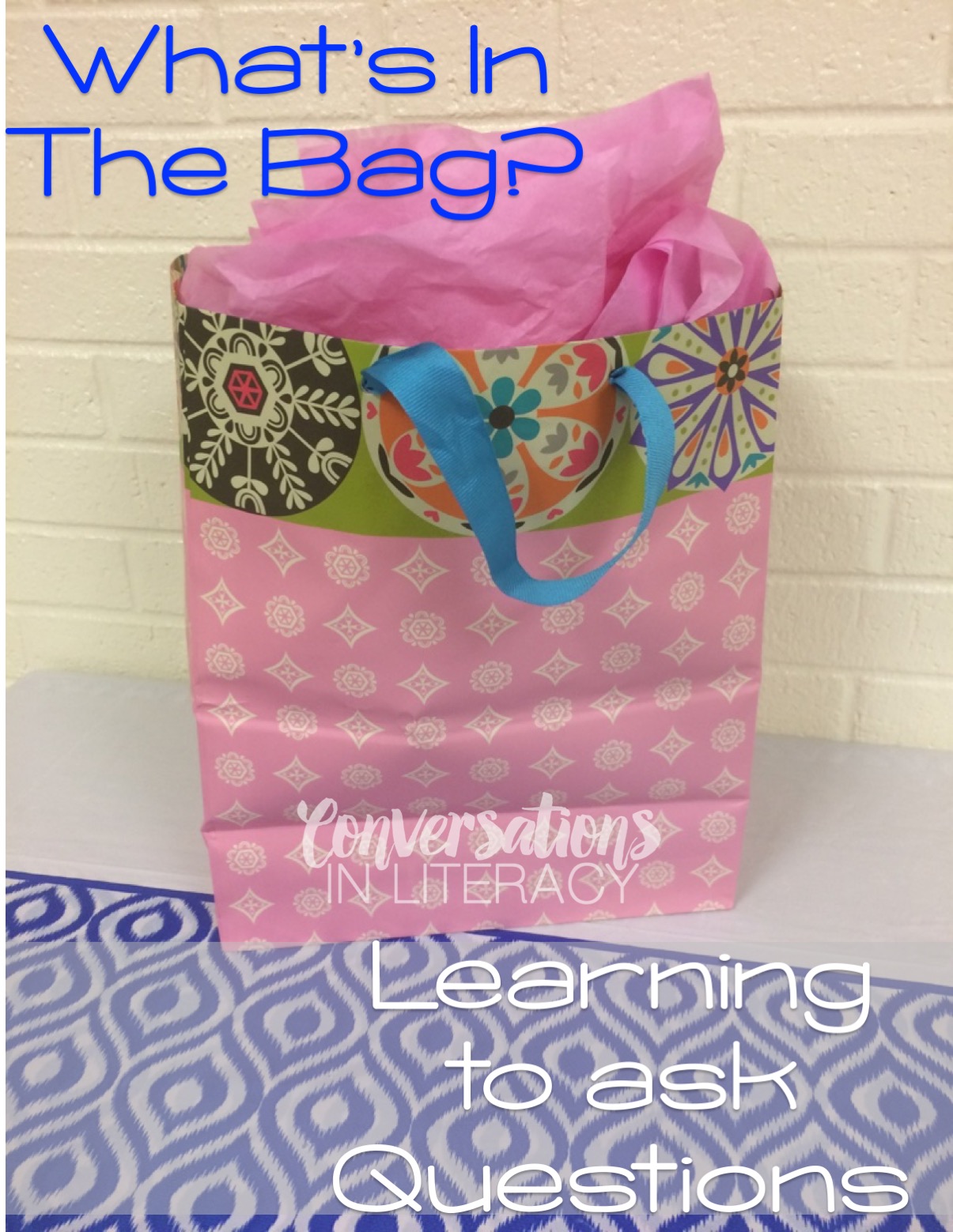 What's In The Bag?? Conversations in Literacy