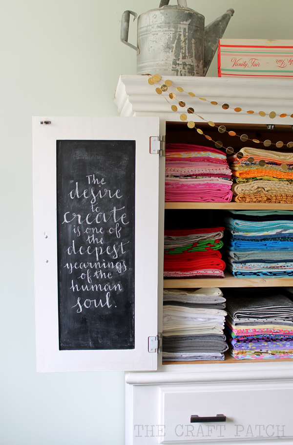 The Glorious Fabric Storage Armoire The Craft Patch