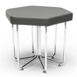 OFM Hex Stool in Slate OFM Hex Stool in Slate