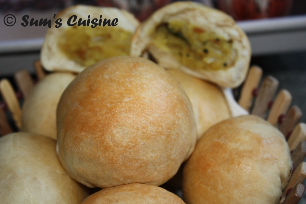 Sum's Cuisine Aloo Buns Potato stuffed buns