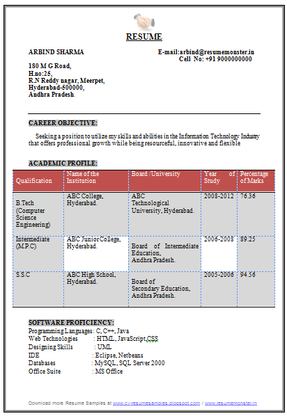 experienced engineer resumes