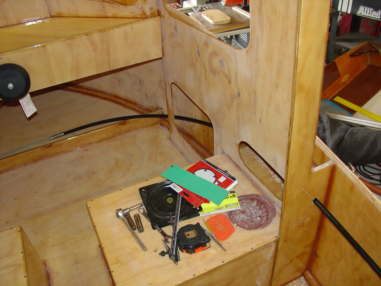 Todd's MiniTug Boat Building Journal Steering System and Engine Controls