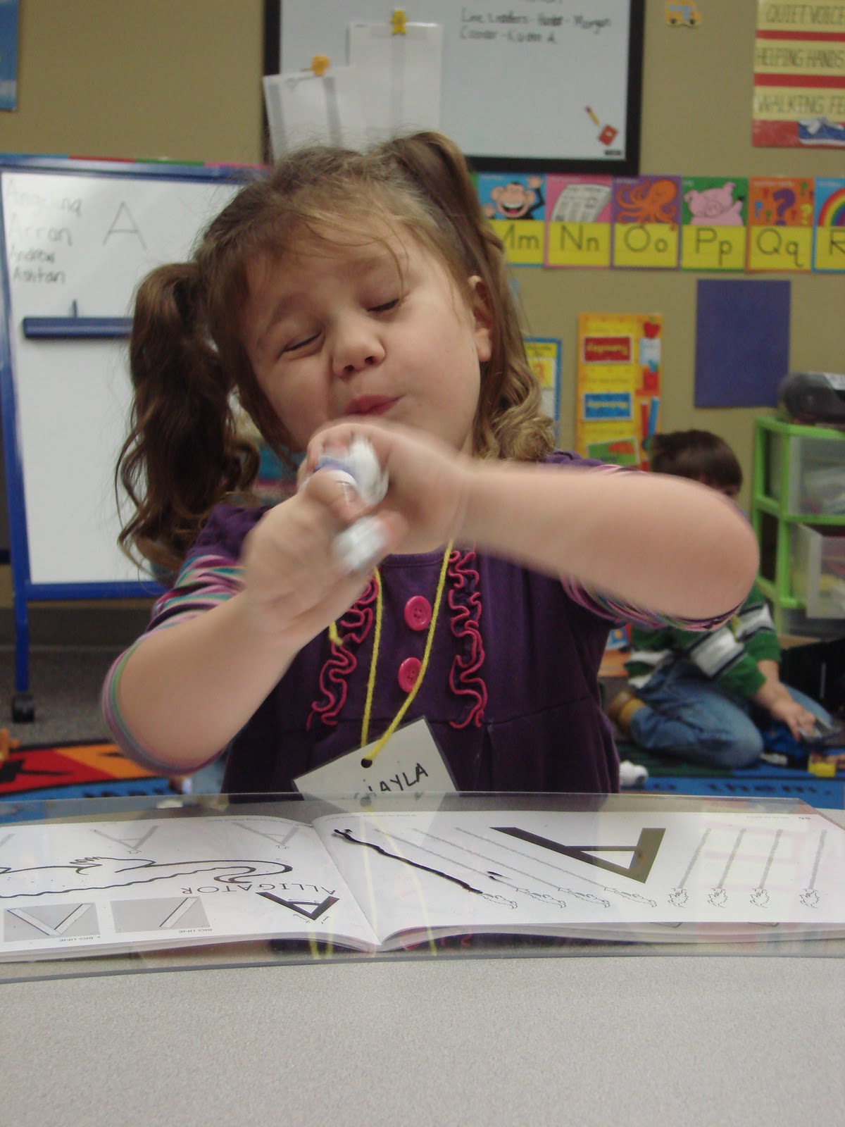 Beautiful Chaos: Preschool: Writing Center