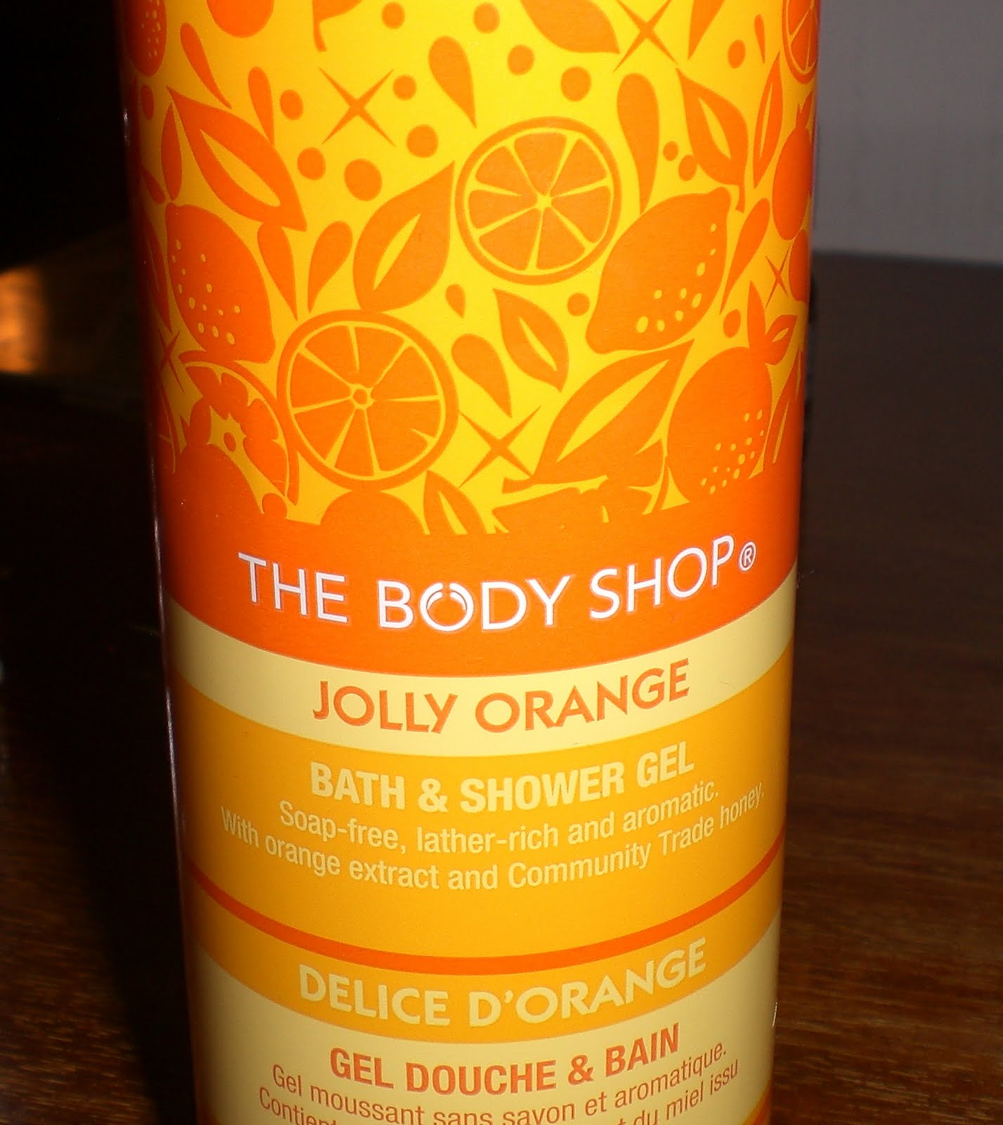 Cotton Candy Fro The Body Shop Jolly Orange Shower Gel