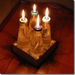 Jardin Decora: Una antorcha de jardín para una mesa