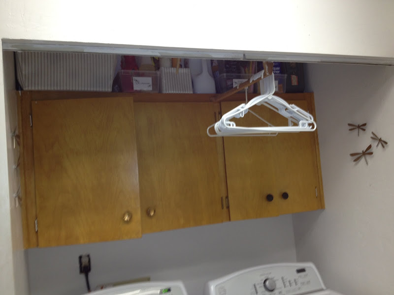 pulled all of the clothes down and swapped out mismatched hangers title=