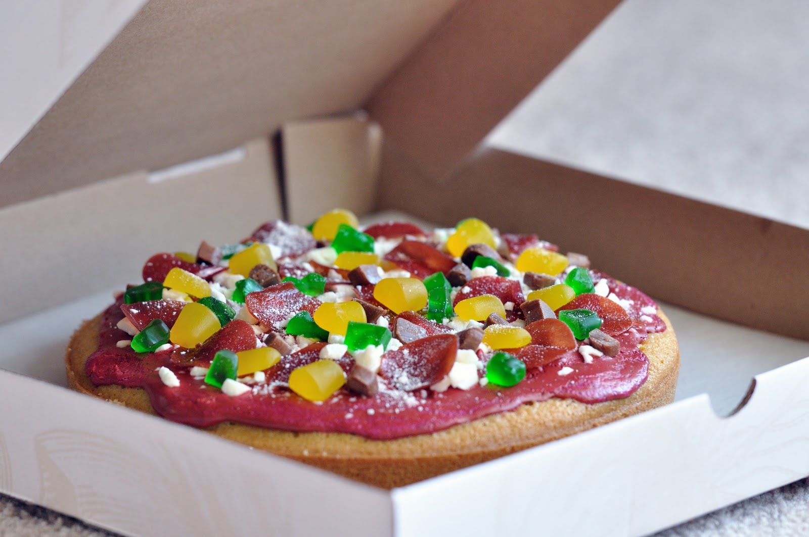 Gluten Free Goodness Pizza Birthday Cake