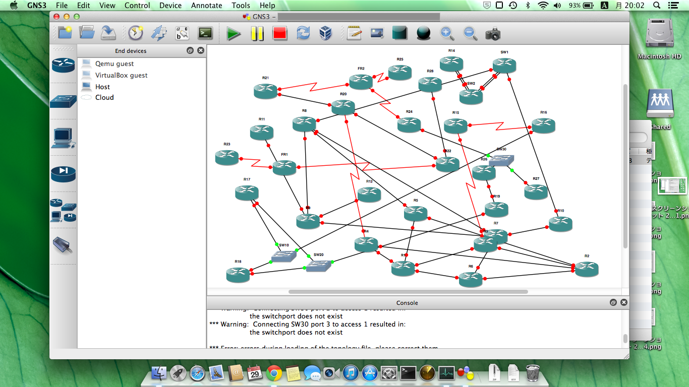 Gns3 mac os x