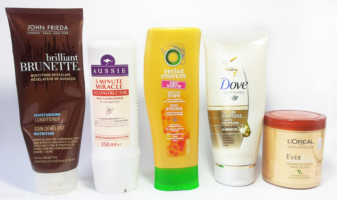 Top 5 Drugstore Conditioners Mateja's Beauty Blog