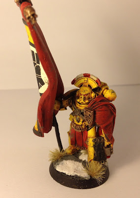 Pre-Heresy Imperial Fists Standard Bearer Pre-Heresy Imperial Fists Standard Bearer