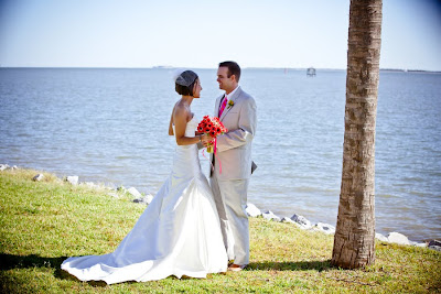 real beach wedding