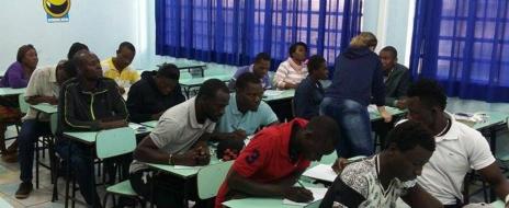 Aulas de português para Senegaleses e Haitianos