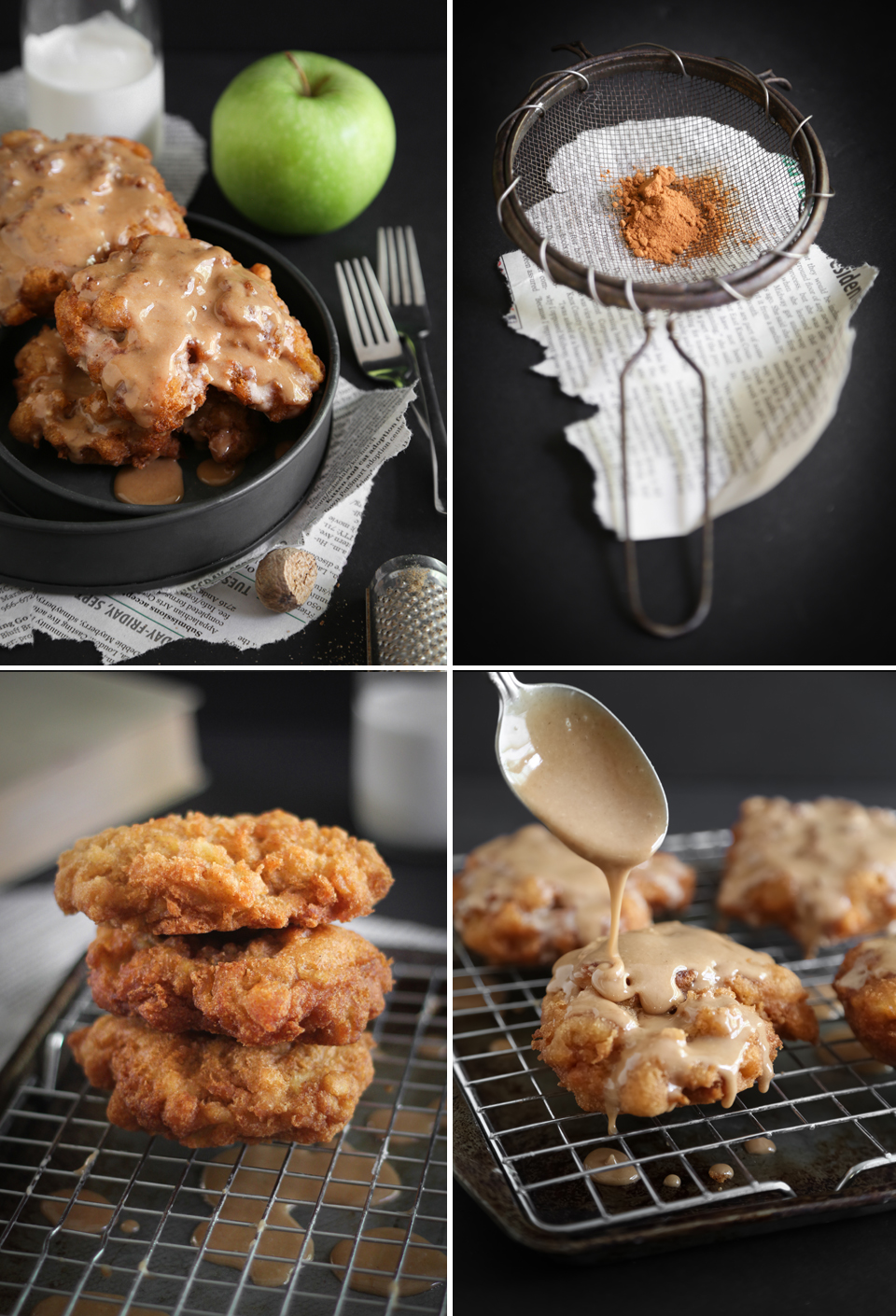 Homemade Ugly Apple Fritters Sprinkle Bakes