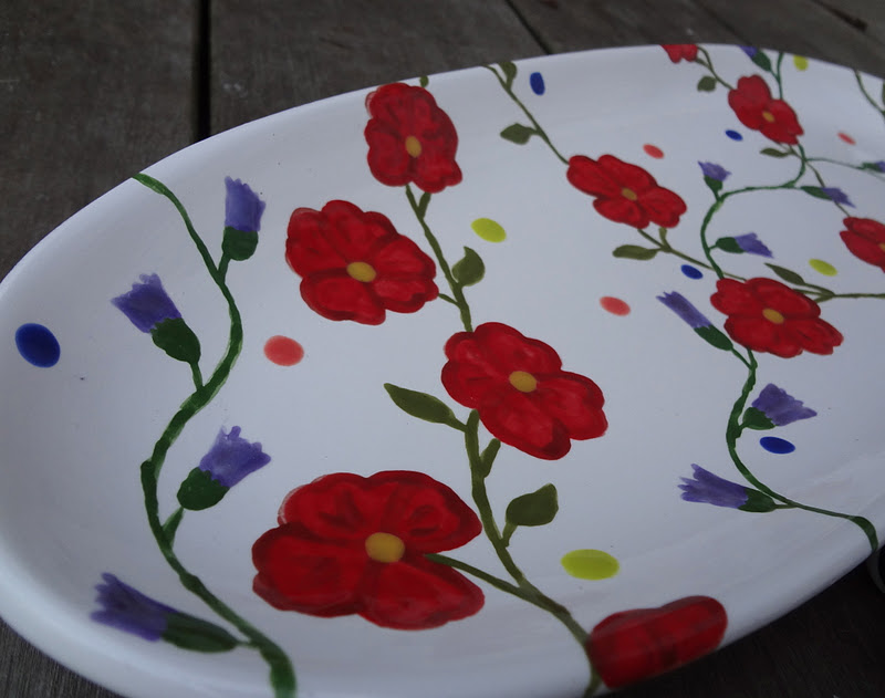 Hardly Housewives A Painted Platter