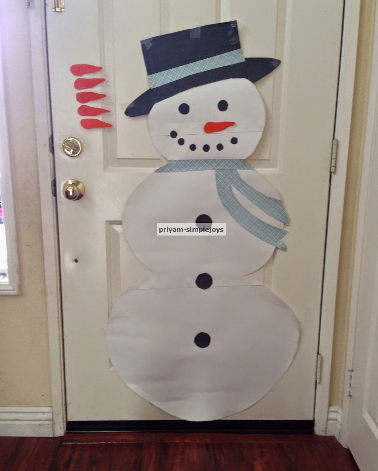 SimpleJoys Pin the nose on the snowman game