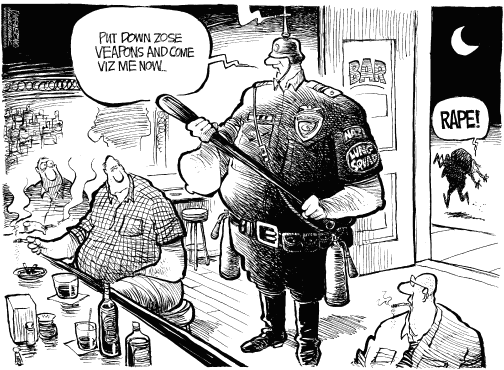 smoking cartoon cop in bar Smoking Stock Photos and Images smoking pictures and