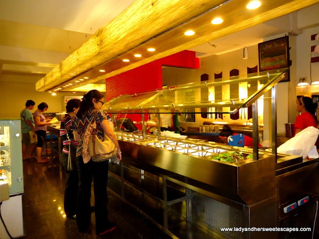 counter at Ocho Seafood and Grill Tacloban