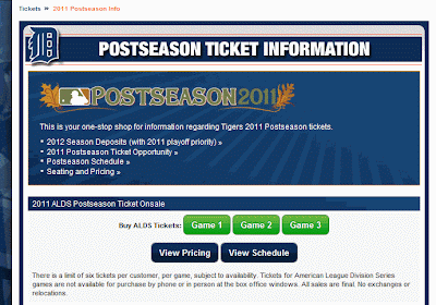 baseball postseason tickets