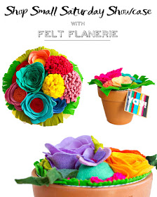 Felt Flanerie feature + GIVEAWAY and promo on Shop Small Saturday Showcase at Diane's Vintage Zest!  #shopsmall