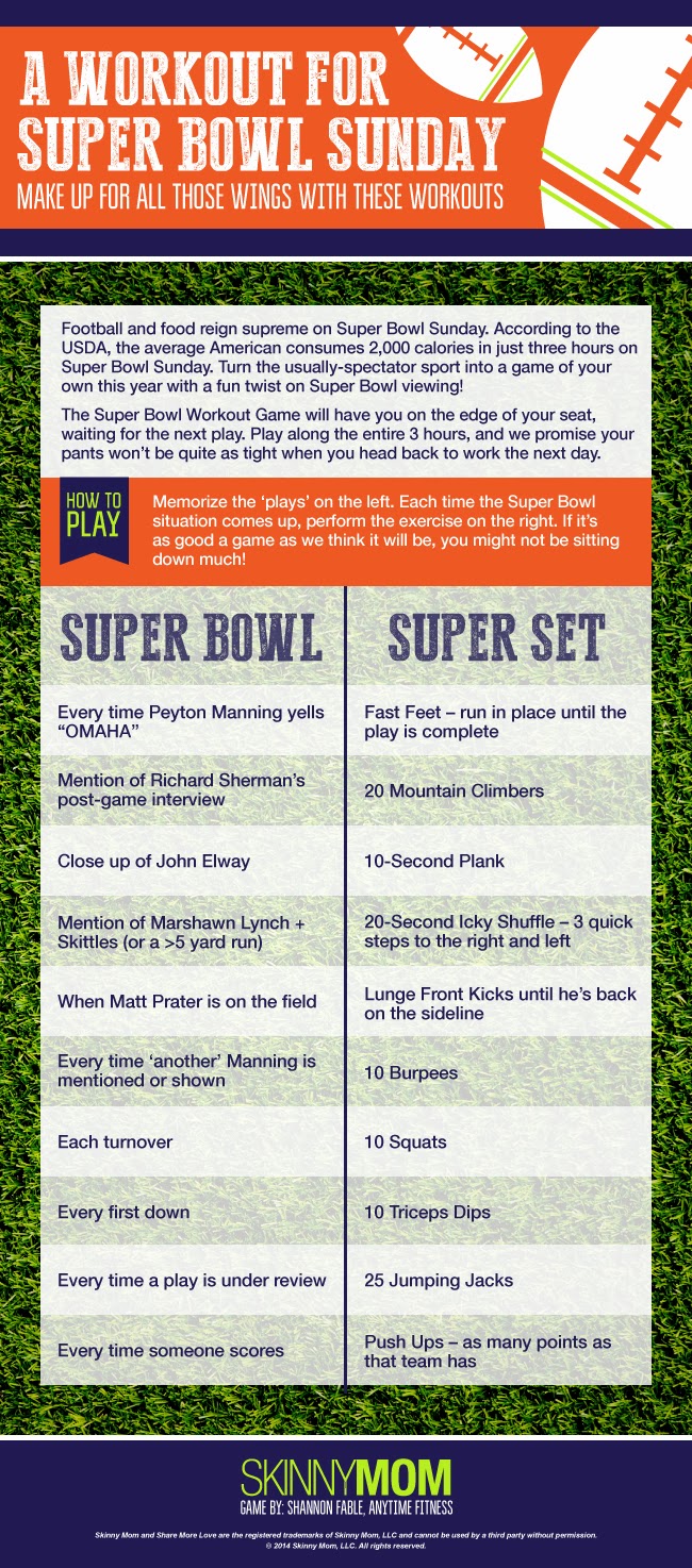 Diary of a Fit Mommy Super Bowl Sunday Workout From