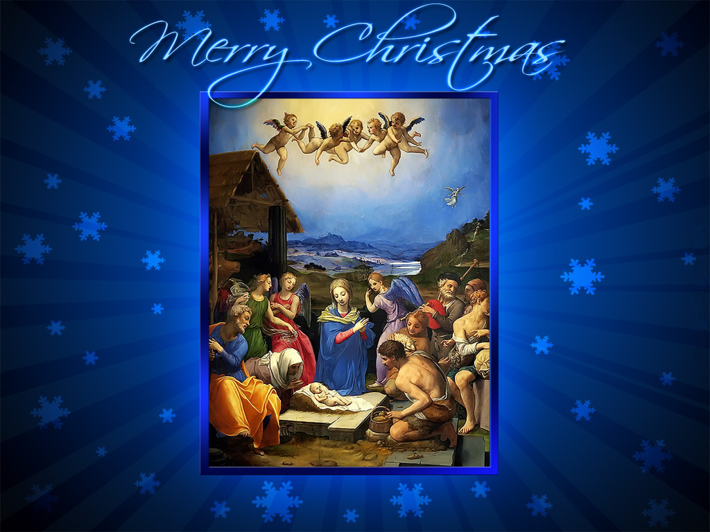 Christian Wallpapers: Merry Christmas Wallpapers