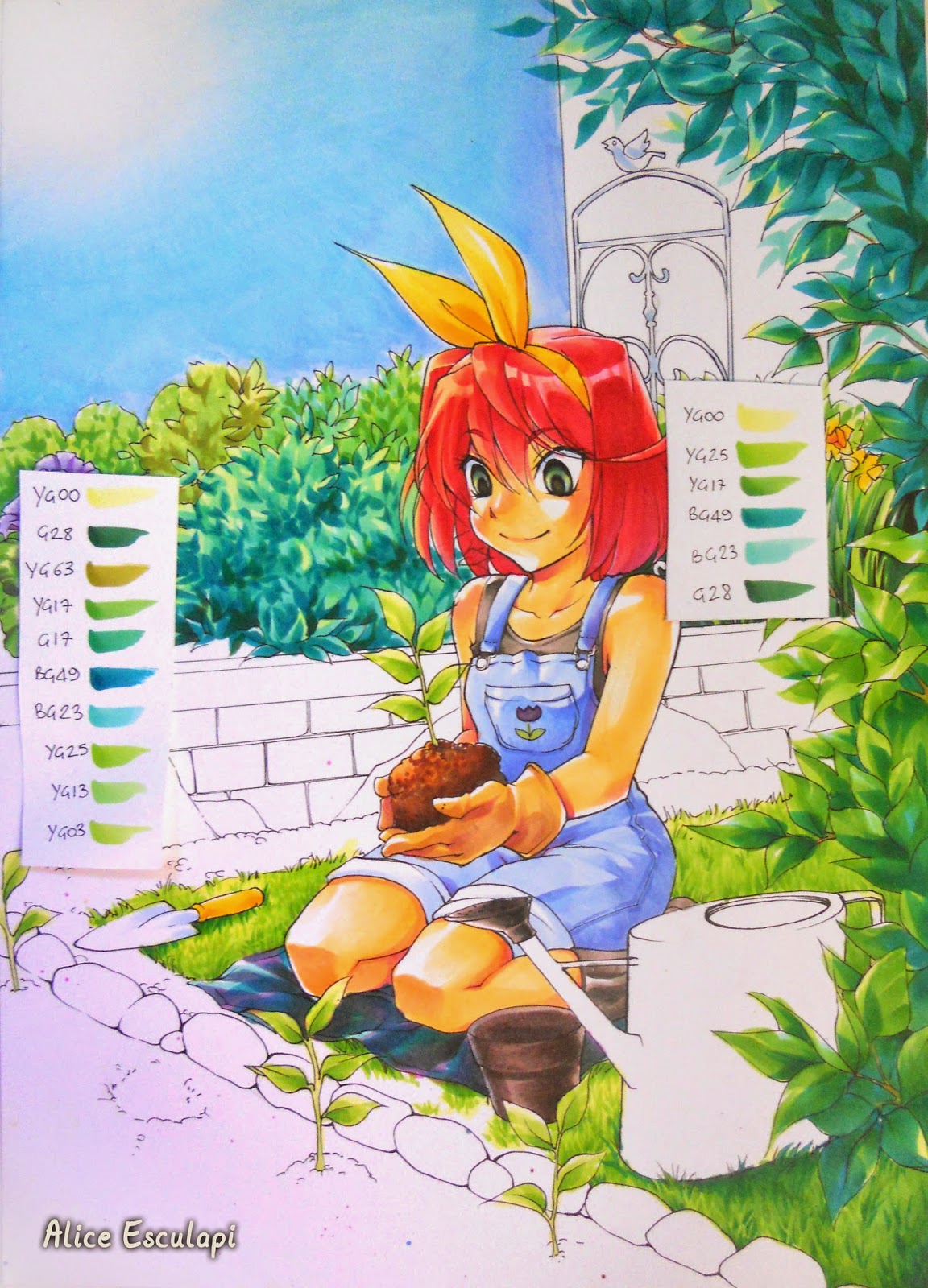 Copic YG17 Pennarello Ciao Erba Verde