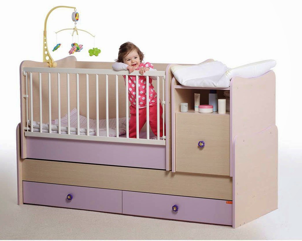Transformeerbare babykamers 4 en 5 in 1 met schommel systeem ...