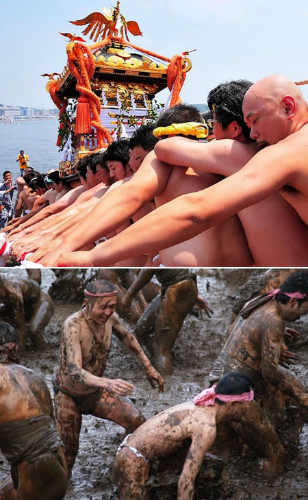... February a number of nigh naked Japanese men (why can not it be women?) ... February a number of nigh naked Japanese men (why can not it be women?)
