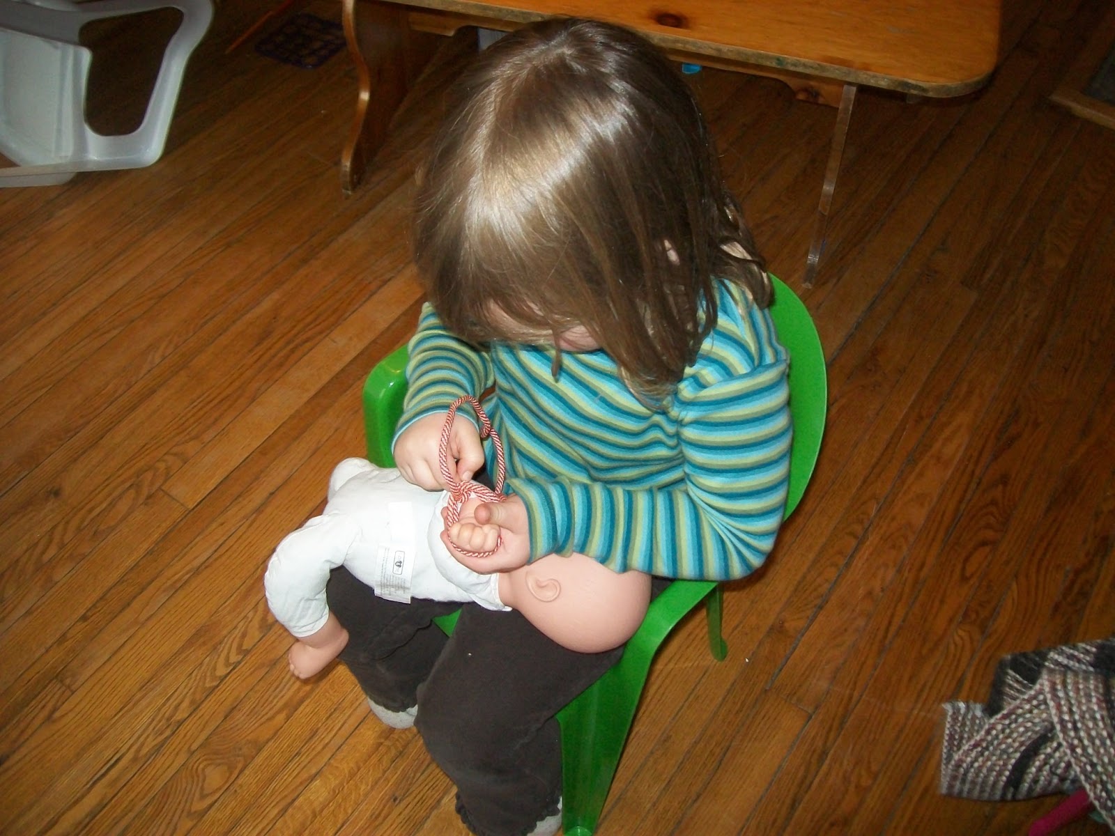 A Day at Creative Minds Home Day Care. Diaper changing confusion!