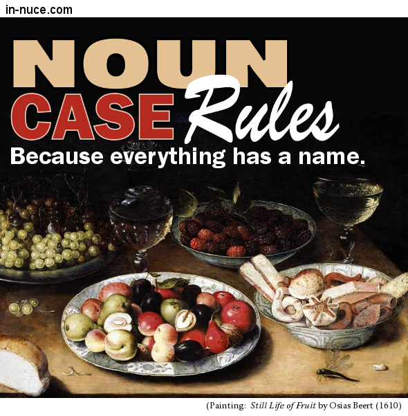 In Nuce Grammar Rules for noun case