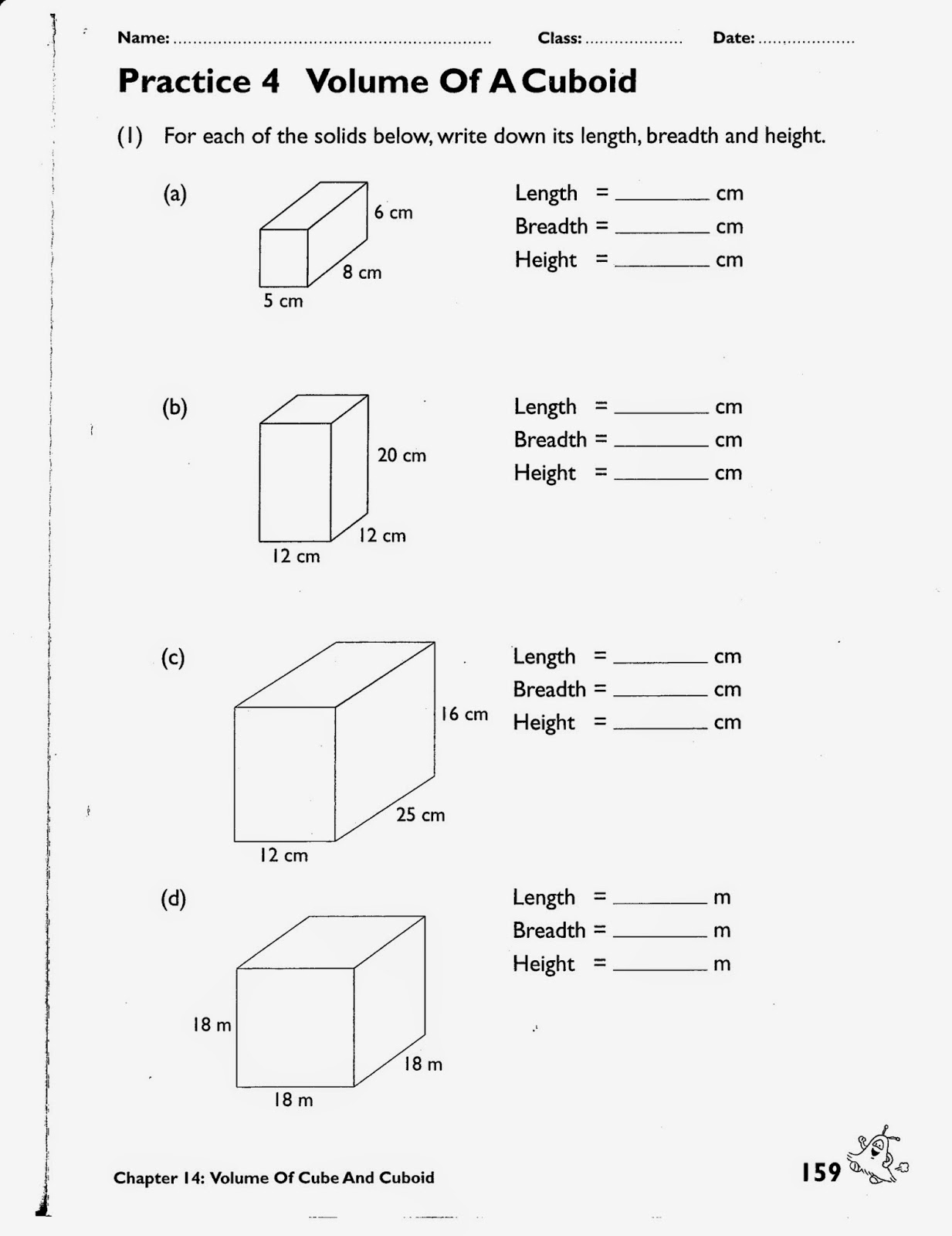 worksheet Volume Worksheets 5th Grade grade 5c blog homework math worksheet