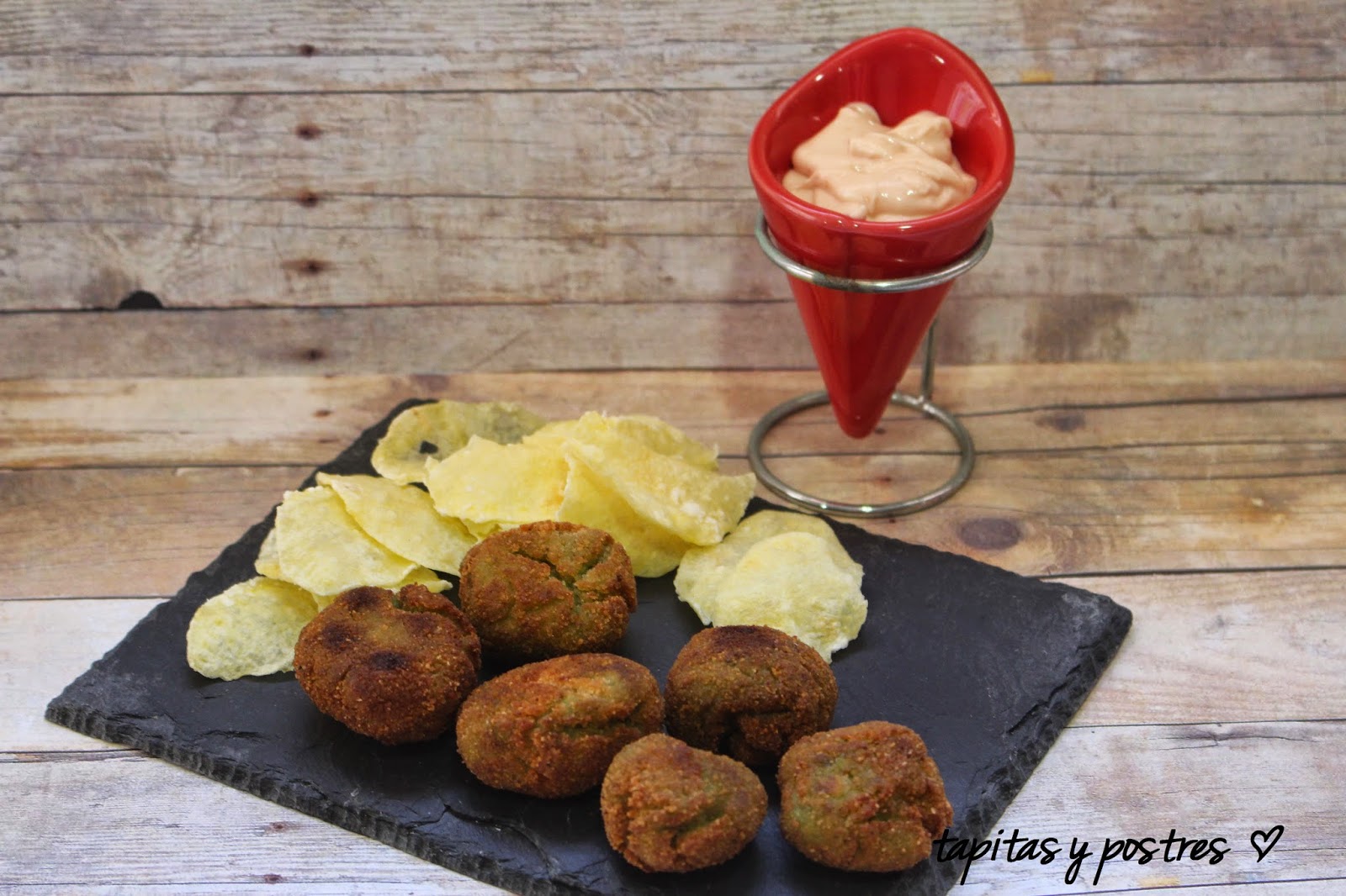 Croquetas De Espinacas Y Champiñones.
