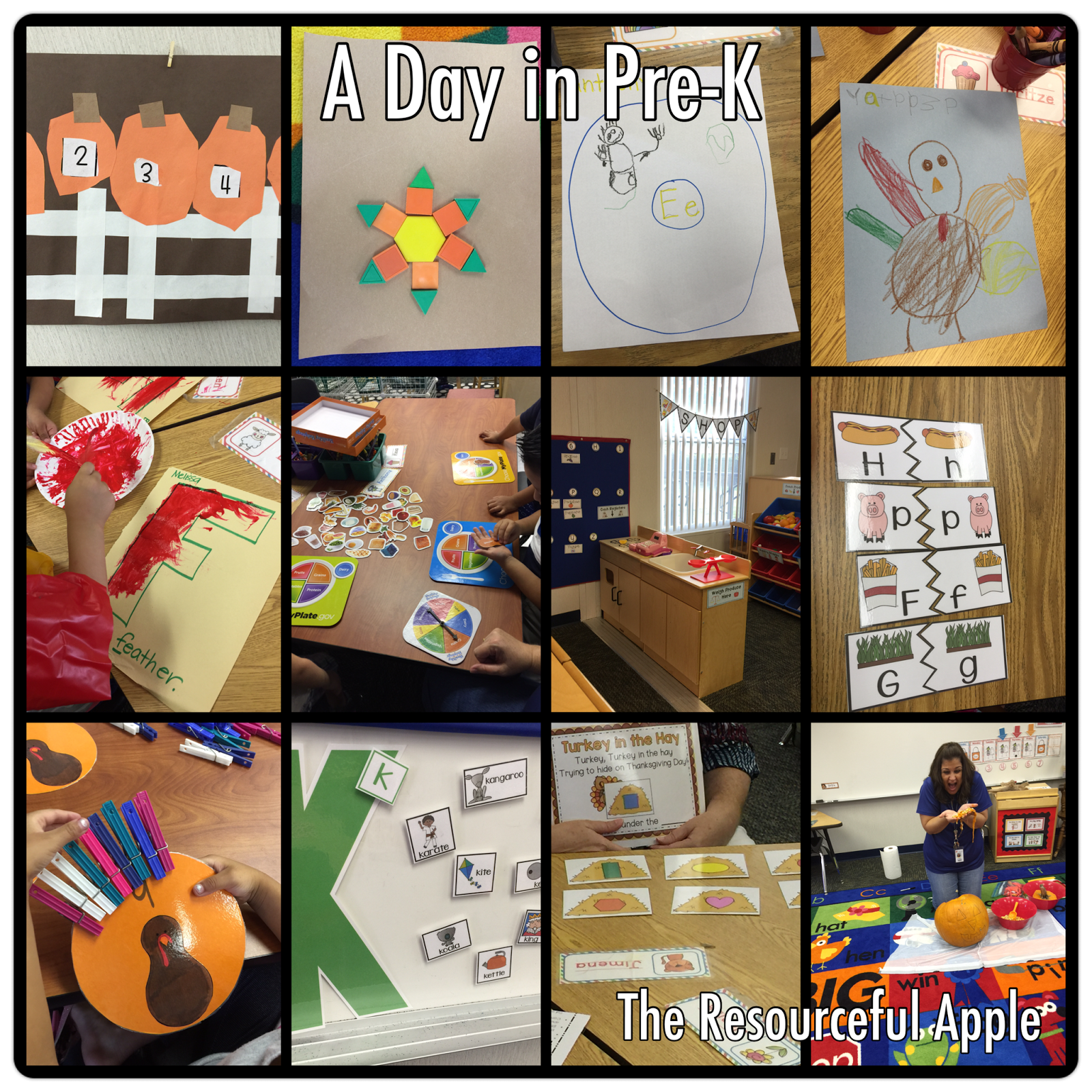 The Resourceful Apple A Day in PreK