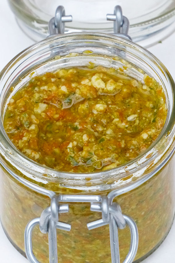 Pesto di fiori di zucca S&V a colazione