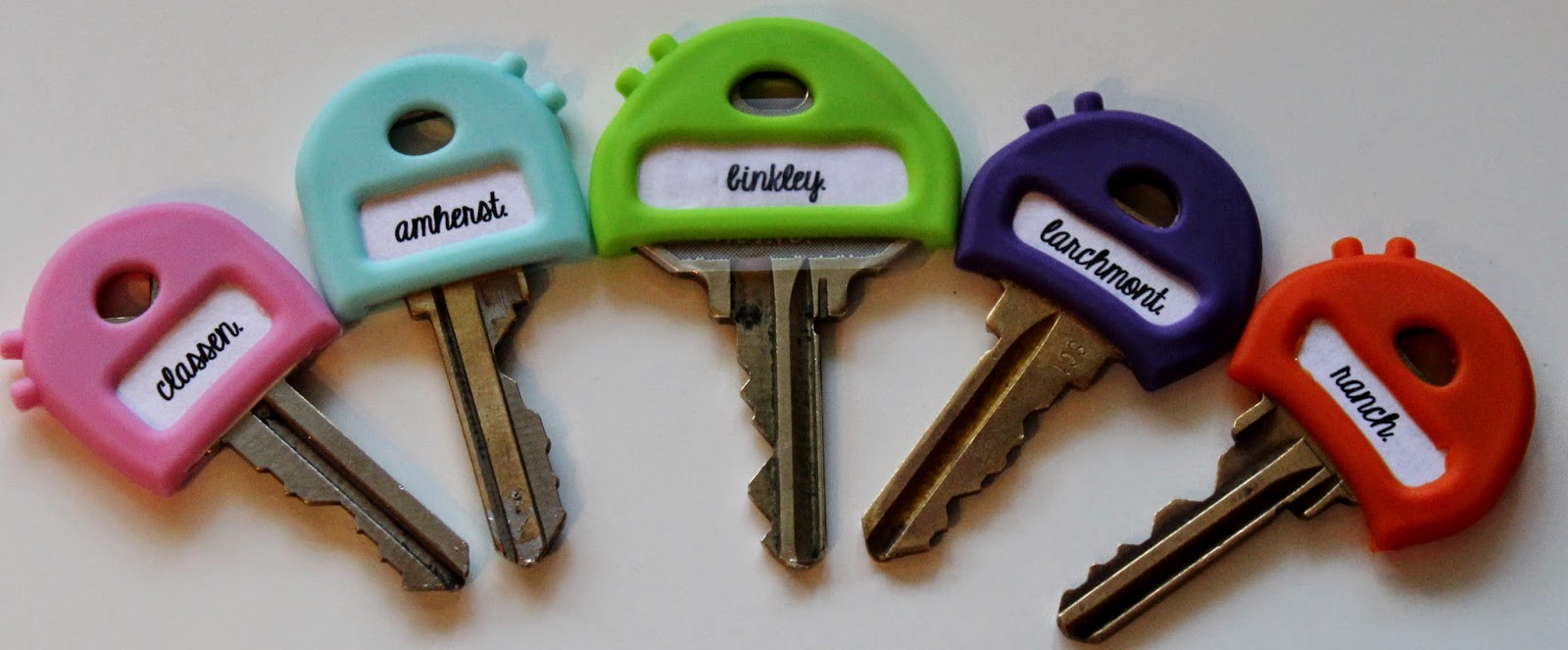 Elementary Organization {giveaway time} happy keys with labellabel
