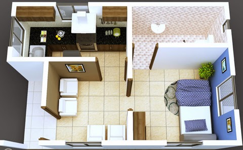 Gambar Rumah Minimalis Desain Rumah Minimalis Type 21 2014