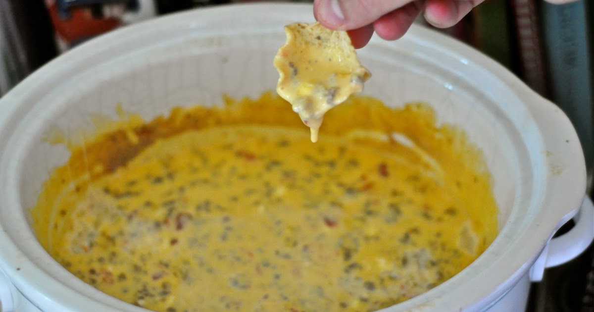 Ashley's Cooking Adventures Crock Pot Queso Dip
