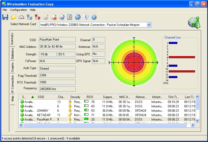 Passmark WirelessMon Professional v4.0.1005 Crack [ThumperDC] setup free