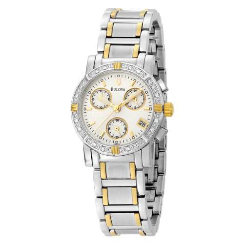 Bulova Women's 98R98 Diamond Chronograph Watch