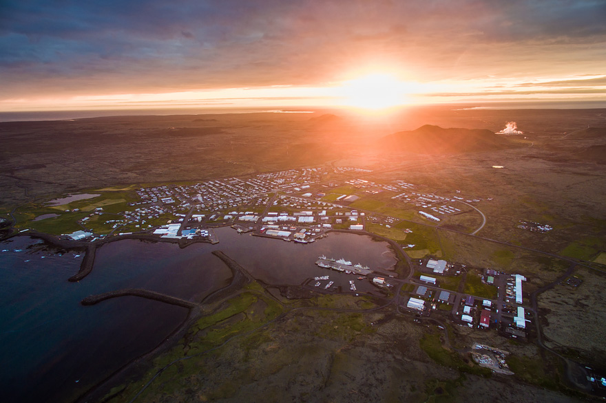 Grindavik - 40 Reasons To Visit Iceland With A Drone Grindavik - 40 Reasons To Visit Iceland With A Drone