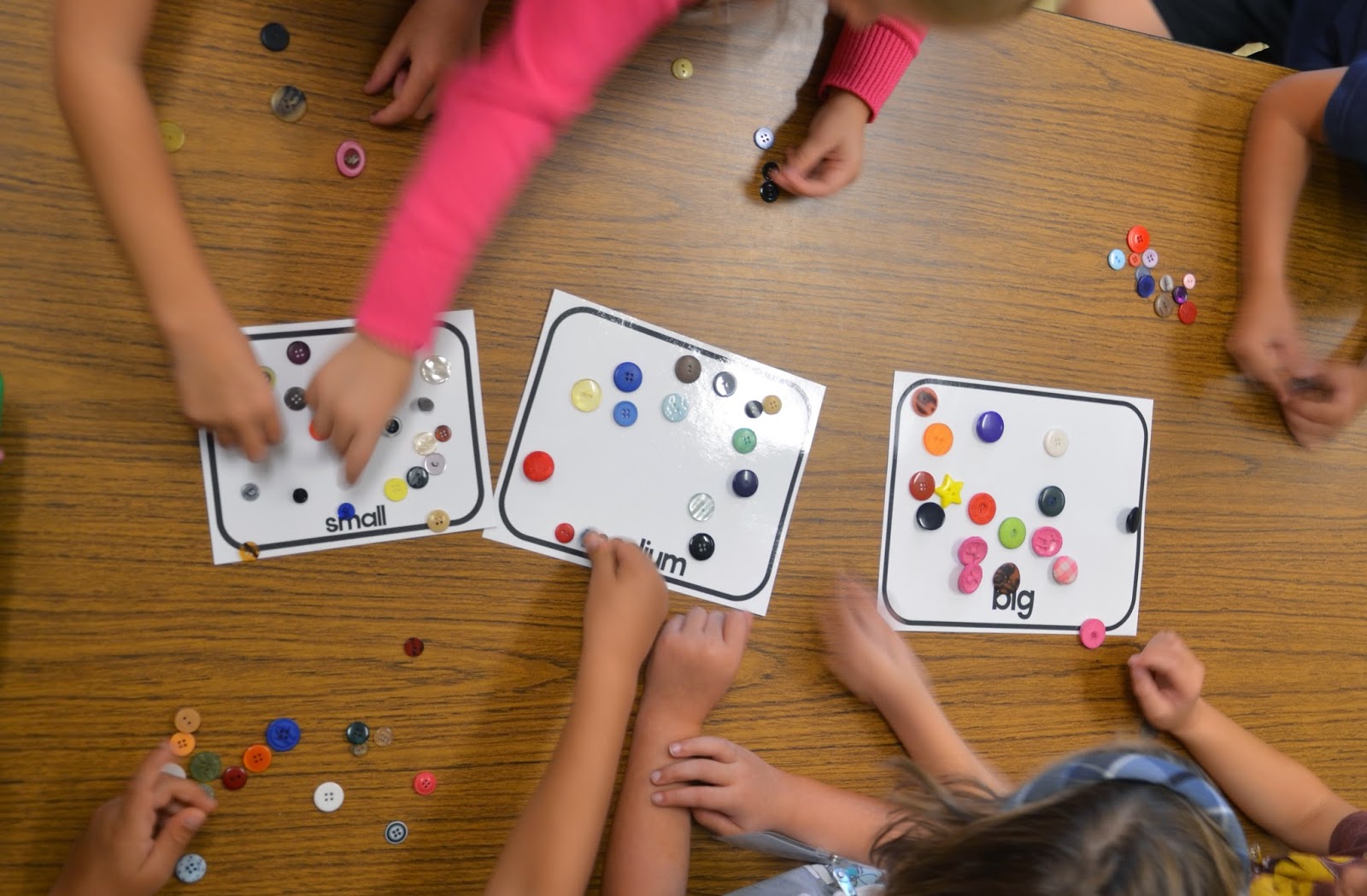 A Place Called Kindergarten simple sorting mats
