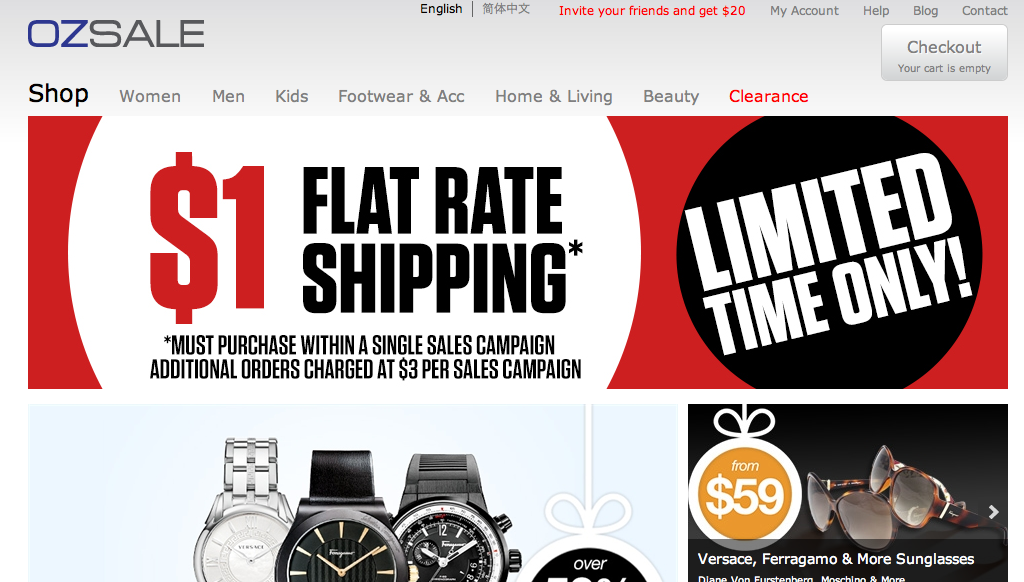 OZSALE everyday shopping at bargain prices!