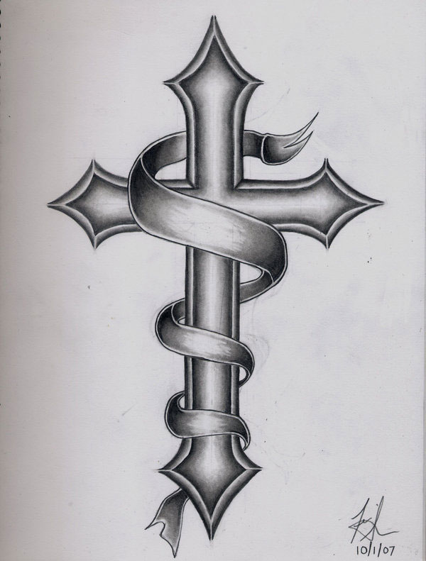 Design Gallery Cross Tattoos | New Tattoos Jijek