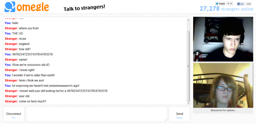 Omegle chat clips