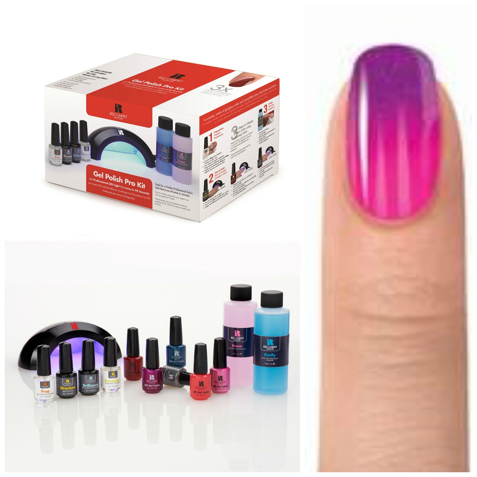 Red Carpet Manicure Nail Art & DIY Gel Kit Babushka's Baile