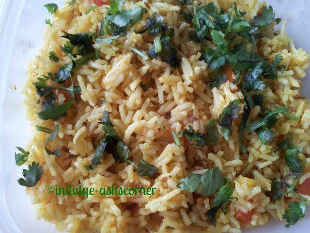 IndulgeAshscorner: Phodnicha Bhat- Tadka Rice-Kids School ...