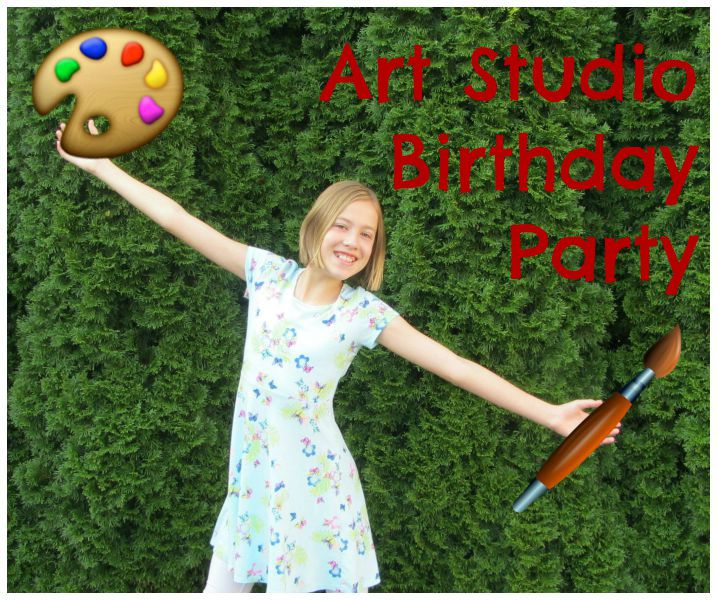 CONTROLLING Craziness Art Studio Birthday Party